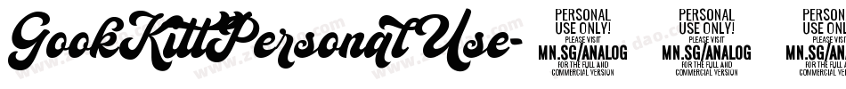 GookKittPersonalUse-2208字体转换