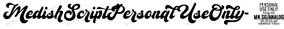 MedishScriptPersonalUseOnly-48eW字体转换