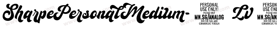 SharpePersonalMedium-7Lv4字体转换 SharpePersonalMedium-7Lv4字体转换