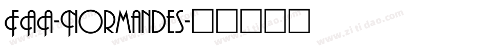 FAA-Normandes字体转换