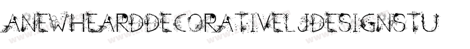 ANewHeardDecorativeLjDesignStudiosDecorativa-EeBl字体转换