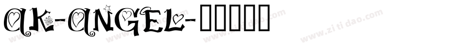 AK-ANGEL字体转换