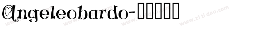 Angeleobardo字体转换
