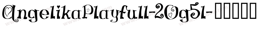 AngelikaPlayfull-2Og5l字体转换