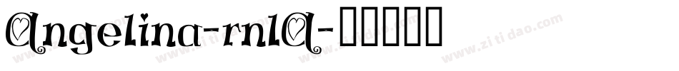 Angelina-rnlA字体转换