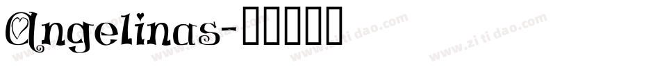 Angelinas字体转换