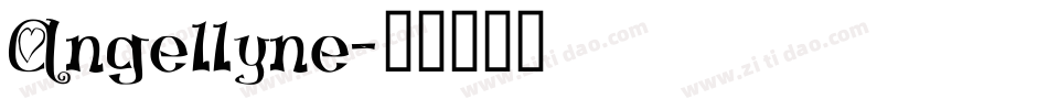 Angellyne字体转换