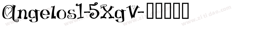 Angelos1-5XgV字体转换