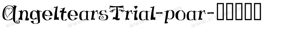 AngeltearsTrial-poar字体转换