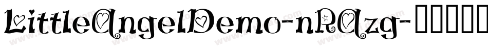 LittleAngelDemo-nRAzg字体转换