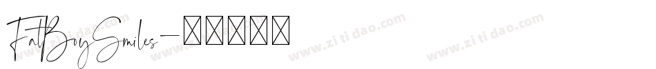 FatBoySmiles字体转换