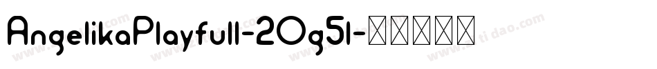 AngelikaPlayfull-2Og5l字体转换