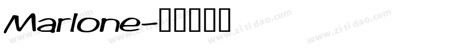 Marlone字体转换