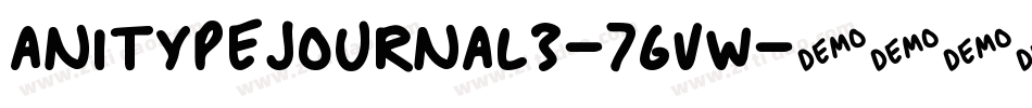 AnitypeJournal3-7Gvw字体转换