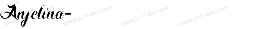 Anjelina字体转换