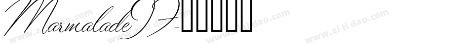 MarmaladeJF字体转换