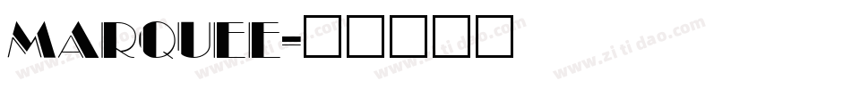 MARQUEE字体转换