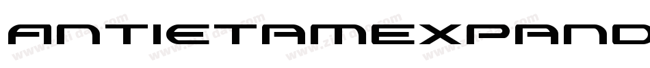 AntietamExpandedItalic-VZMy字体转换