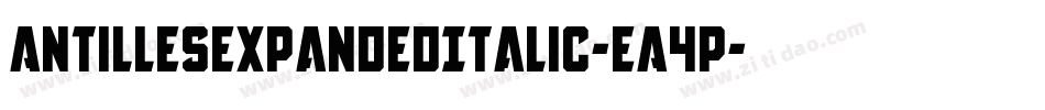 AntillesExpandedItalic-eA4p字体转换