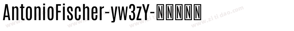 AntonioFischer-yw3zY字体转换