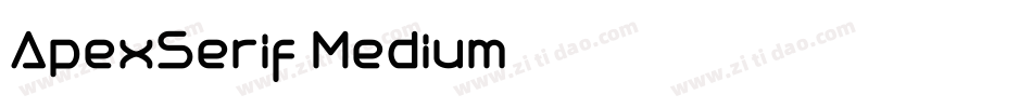 ApexSerif-Medium字体转换
