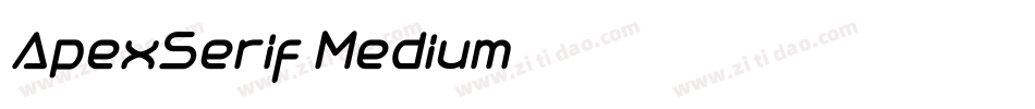 ApexSerif-Medium字体转换