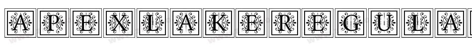ApexlakeRegular-KYGy字体转换