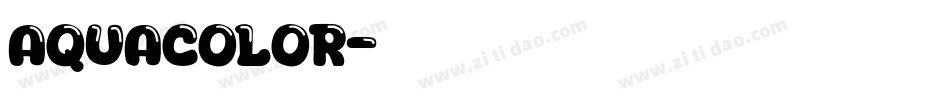 AquaColor字体转换