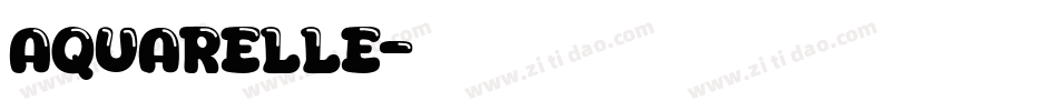 Aquarelle字体转换