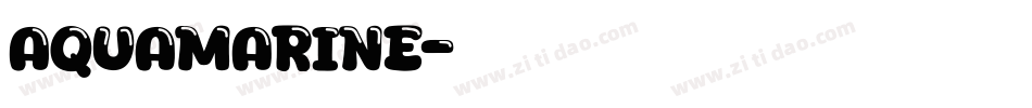 Aquamarine字体转换