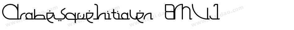 ArabesqueInitialen-8MVJ字体转换