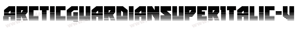 ArcticGuardianSuperItalic-vzXO字体转换