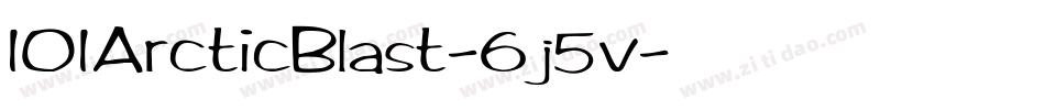 101ArcticBlast-6j5v字体转换