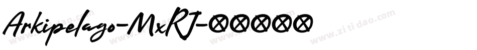 Arkipelago-MxRJ字体转换