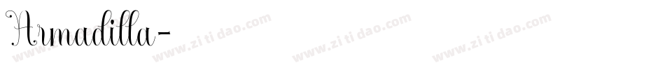 Armadilla字体转换