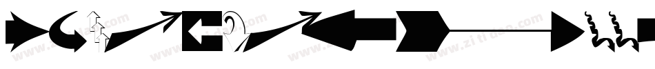 DNealianArrows字体转换