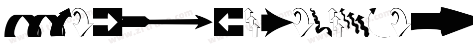 SimpleDirectionArrows字体转换
