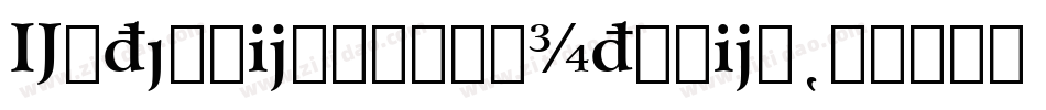 ExtensionBoldItalic字体转换