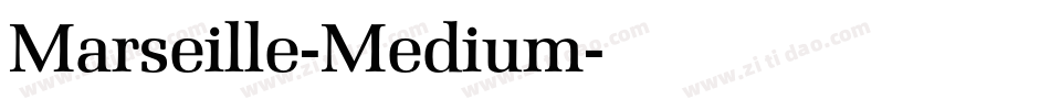 Marseille-Medium字体转换