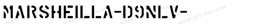 Marsheilla-d9nLV字体转换