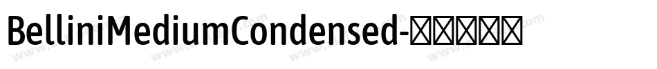 BelliniMediumCondensed字体转换 BelliniMediumCondensed字体转换