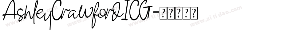 AshleyCrawfordICG字体转换