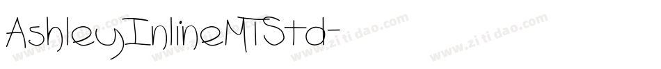 AshleyInlineMTStd字体转换