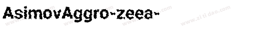 AsimovAggro-zeea字体转换