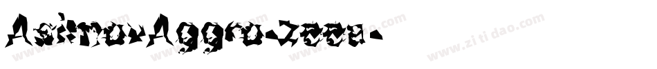 AsimovAggro-zeea字体转换