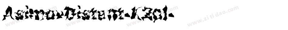 AsimovDistant-K2pl字体转换