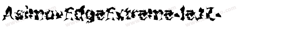 AsimovEdgeExtreme-leJZ字体转换