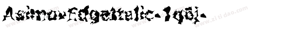 AsimovEdgeItalic-1q6j字体转换