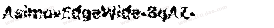 AsimovEdgeWide-8qAZ字体转换