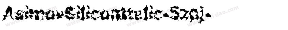 AsimovSiliconItalic-5zpj字体转换
